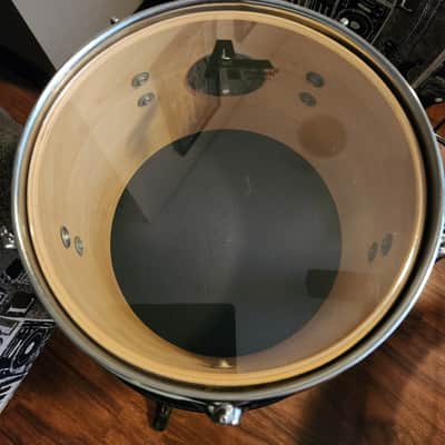Ludwig 6 8 10 Concert Toms - Black Excellent Condition image 23