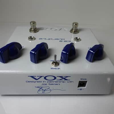 Vox Ice 9 Joe Satriani Signature Overdrive Effects Pedal Free USA Ship image 4