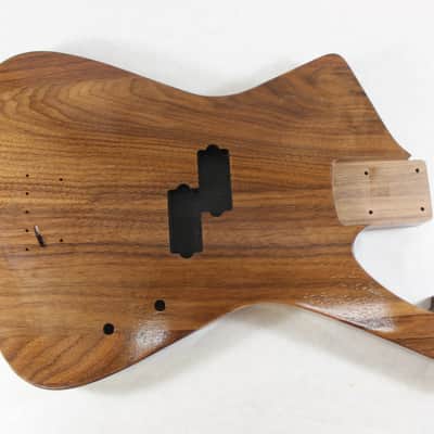 Finished Walnut Iceman P bass guitar body - fits fender necks J1511 image 1