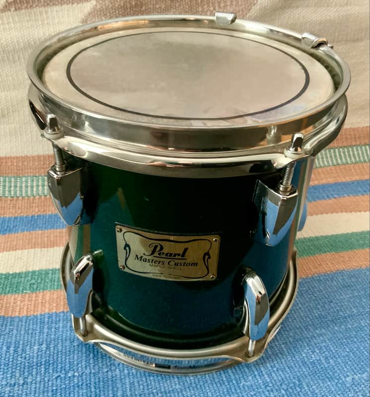 Pearl 10’’x 8’’  pearl masters custom Tom 1996 - Emerald mist image 1