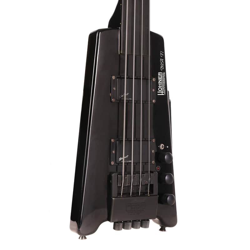 Hohner B2AFL Fretless Bass Black image 1
