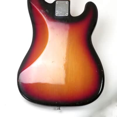 1973 Fender Precision Bass Left Handed - Sunburst Lefty Bass image 12