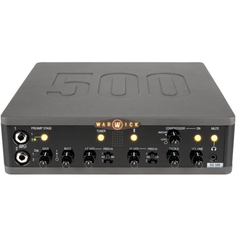 Warwick DS 500 Double Stage Bass Amp Head with USB Interface 500 Watt image 1