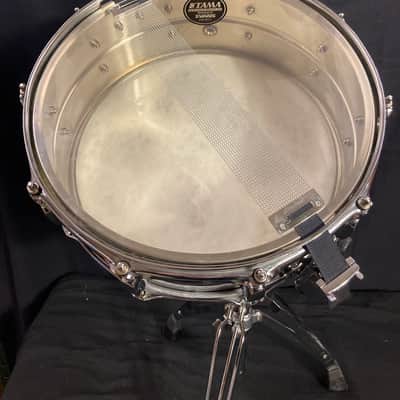 Tama - 5x14" 10-Lug Steel Snare Drum 1980s Chrome image 15