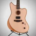 Fender Certified Pre-Owned Acoustasonic Player Jazzmaster, Rosewood Fingerboard, Shell Pink (C6) (17504)