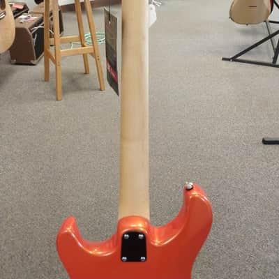 New 2024 PRS Paul Reed Smith SE NF3 Electric Guitar - Metallic Orange, Maple Fretboard with PRS SE Gigbag image 7