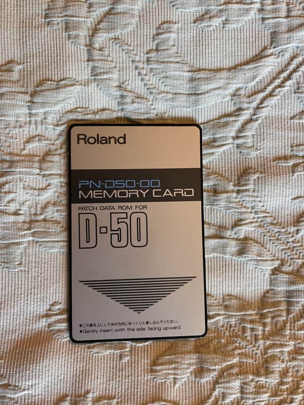Roland D-50 Synthesizer Memory Card PN-D50-00 Patch Data ROM Factory Sounds image 1