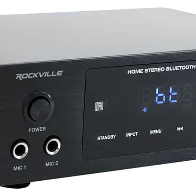 Rockville BLUAMP 150 Home Stereo Bluetooth Amplifier w/Optical/RCA+Wireless Mic image 6