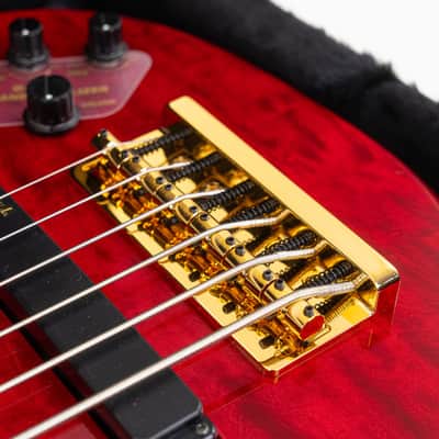 Yamaha TRBJP2 John Patitucci Signature 6-String Bass Guitar, Ebony Fingerboard, Trans Dark Red image 10