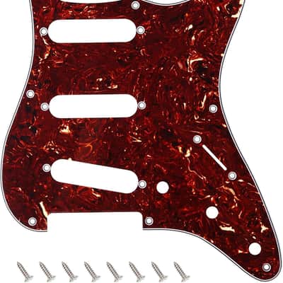 8-Hole Strat SSS Guitar Pickguard Vintage Style Guitar Scratch Plate image 1