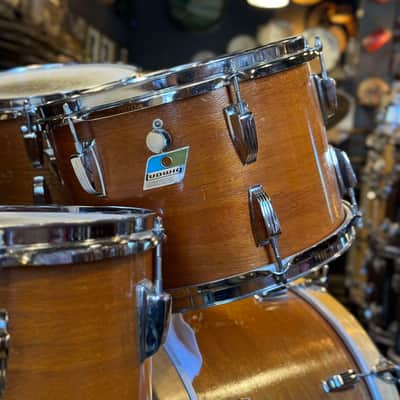VINTAGE 1970's Ludwig Hollywood Outfit in Natural Mahogany - 14x22, 8x12, 9x13, 16x16 image 3