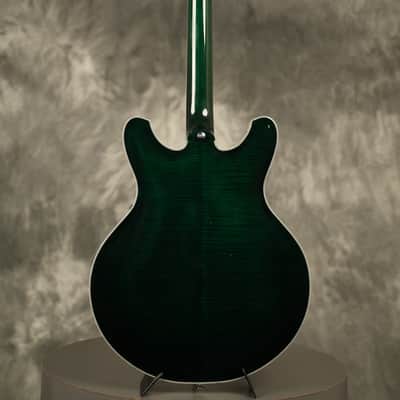 early 1970's Yamaha SA-50 Aruba Green with FLAME MAPLE top + back!!! image 20