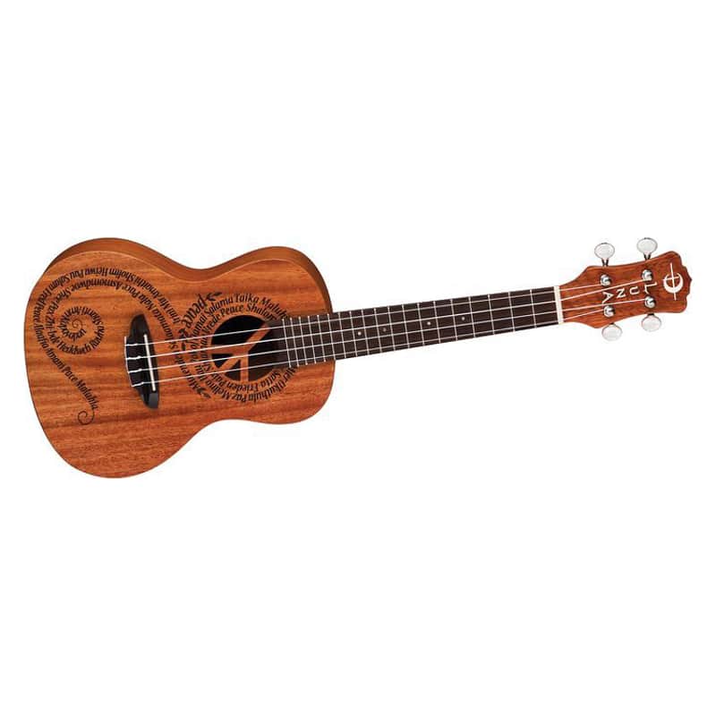 Luna Uke Maluhia (Peace) Concert Mahogany Acoustic Ukulele image 1