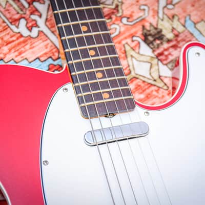 FENDER USA Custom Shop '59 Reissue Telecaster Custom Relic " Morocco red + Rosewood" (2024) image 8