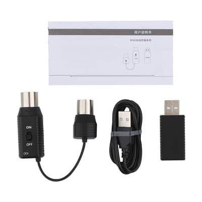 Rechargeable Bluetooth Wireless MIDI Controller MIDI Foot Pedal + MIDI Adapter image 8