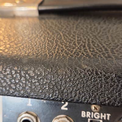 Vintage 1965 Fender Bassman 2-Channel 50-Watt Guitar Amp Head Black Panel - Replaced Late 60’s Style Grill Cloth image 6
