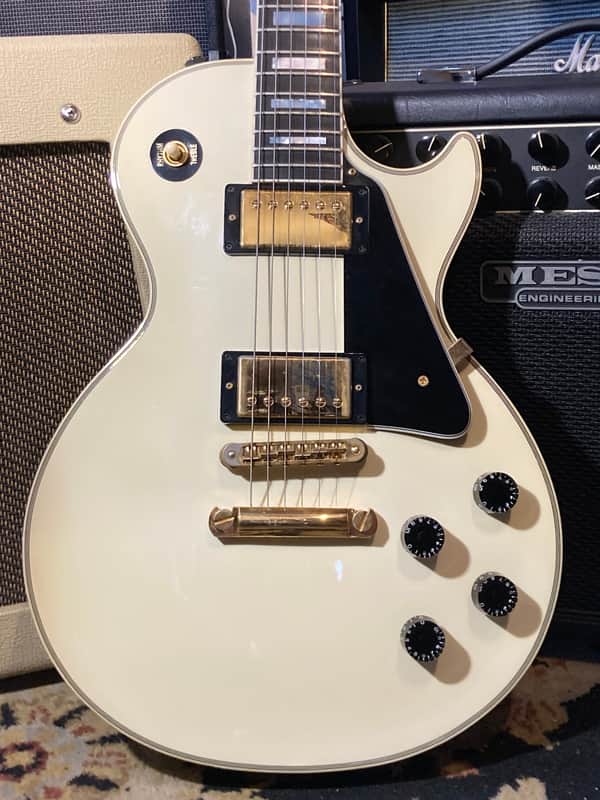 Gibson Les Paul Custom Shop Custom 2000 - Alpine White (Aged) image 1