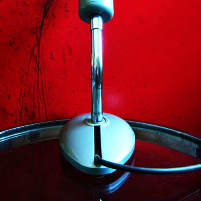 Vintage 1950's Altec 633A dynamic microphone "Salt Shaker" w period stand & cable High Z PROP 8 image 12