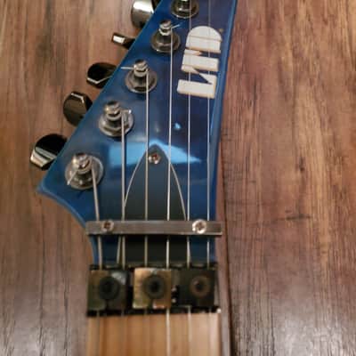 ESP LTD MH-103 QM 2008 - 2018 - See Thru Blue image 4