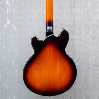 Used Vintage ( John Hornby Skewes) AV3 Semi-Hollow Electric - Sunburst image 4