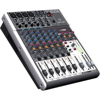 Behringer XENYX 1204USB Small Format Mixer with XENYX Mic Preamps, 12 Input Channels, - With 2x 15' 8mm XLR Microphone Cable, Stereo Mini (3.5mm) Male to 2 Mono 1/4" Male Insert Y-Cable image 2