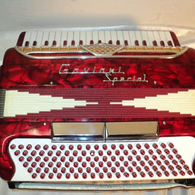Vintage Borsini Bros. Gaviani Special Italian Accordion w/ Case image 3