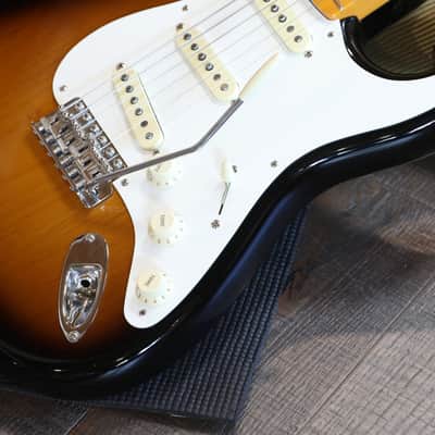 Minty! 2023 Fender American Vintage II '57 Stratocaster Electric Guitar Sunburst + COA OHSC image 7
