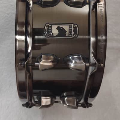 Mapex Black Panther Blade 14x5.5" Steel Snare Drum - Brushed Nickel Over Steel image 2