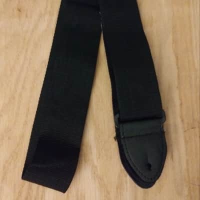 Electric Guitar Strap (Black Nylon) image 1