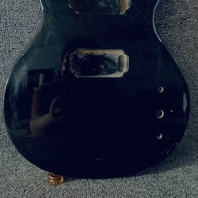 Black Single Cut Basswood Guitar Body image 4