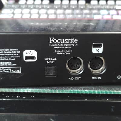 Focusrite Clarett 2Pre USB Audio Interface 2010s - Red image 2