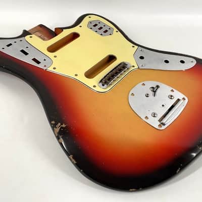 MJT Lightweight Jaguar Body 2026 - Aged Nitro 3 Tone Sunburst image 5