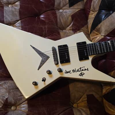 Dave Mustaine's Explorer MEGADETH Artist Owned Stage Played - Dean USA Custom Shop XO Heavy Relic Vintage Aged Signed Korina Neck Guitar image 22