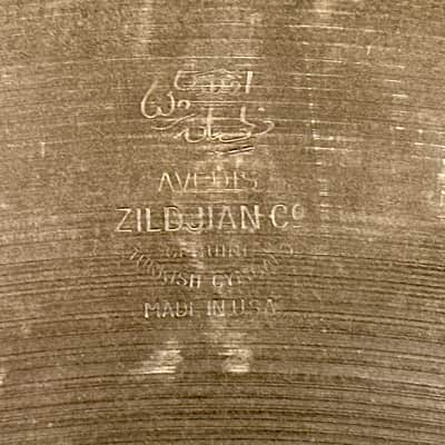20" Zildjian A 1950s Small Stamp Ride Cymbal 2374g *Video Demo* image 4