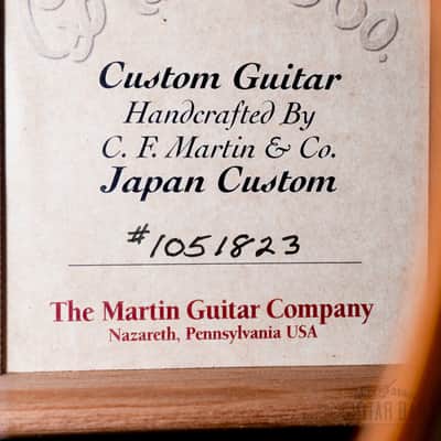 2005 Martin Custom D-28 JPTC Japan Traditional Collection, Near-Mint w/ Case, Hangtags image 7