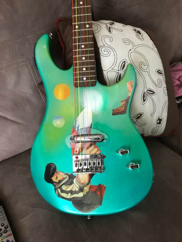 Space Dandy Peavey Rockmaster Green Sparkle image 1