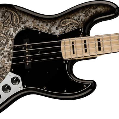 Fender Limited Edition Jazz Bass - Black Paisley image 5