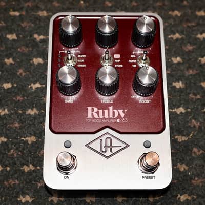 Universal Audio Ruby ’63 Top Boost Amplifier 2022 - Present - Ruby / Silver image 3