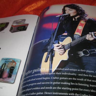 Crafter Acoustic Guitar Catalog Mint From 2007 39 Pages w/ Price List and Special Flyer image 10