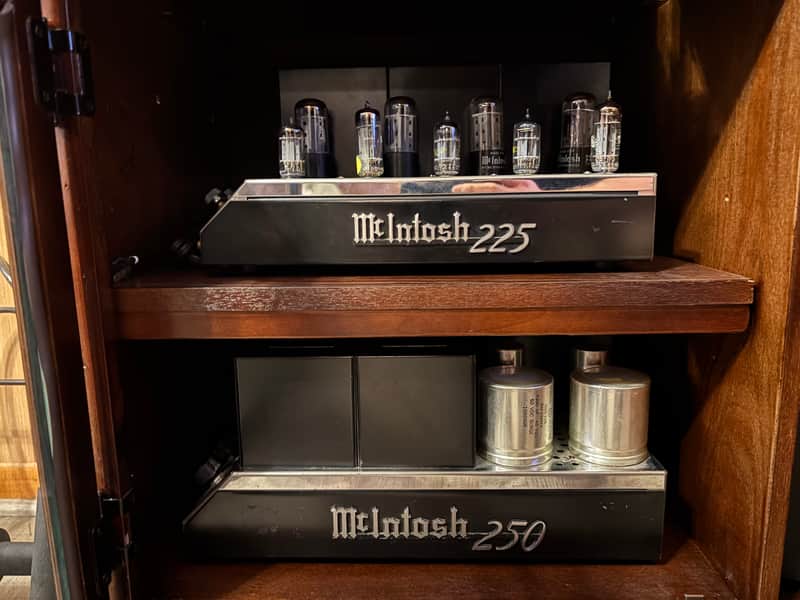 McIntosh MC225 25-Watt Stereo Tube Power Amplifier 1961 - 1967 - Black image 1