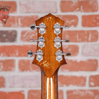 Knaggs Potomac #49 Red Spruce Top w/ Brazilian Rosewood Back & Sides Aged Natural 2022 w/OHSC image 9