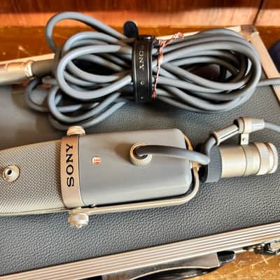 SONY C-38B C38B Multi-Pattern Condenser Microphone w/ carrying case #1 image 2