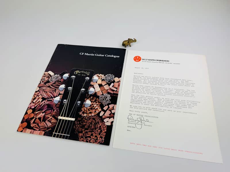 Martin Guitar Catalogue & Dealer Letter Set 1977 image 1