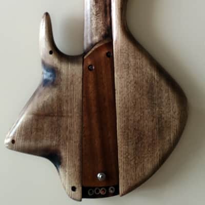 GVGD 34" FRETLESS BASS 4 STRINGS 07-21 MAHOGANY ASH NATURAL image 11