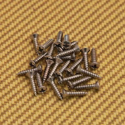 099-4923-000 24 Genuine Fender Guitar & Bass Pickguard Mounting Screws