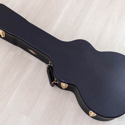 2023 Taylor Custom Grand Auditorium Acoustic Electric Guitar Trans Blue w/ Lutz Spruce + Quilted Maple image 21