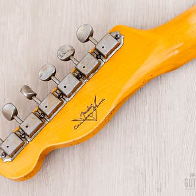 2023 Fender Custom Shop B2 1958 Telecaster Journeyman Relic Aged HLE Gold w/ Case & CoA, Lightweight image 5