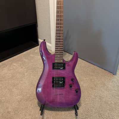 Schecter C-6 Elite 2020-present - Transparent Purple Burst image 1