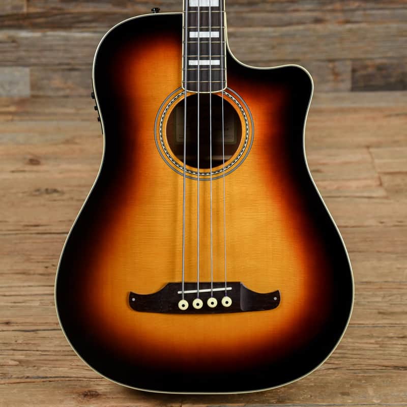 Fender Kingman Bass SCE Acoustic‑Electric Bass Sunburst image 1