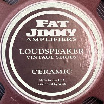 WGS Fat Jimmy C1270 70 Watt 8ohm G12C Speaker Mint image 2